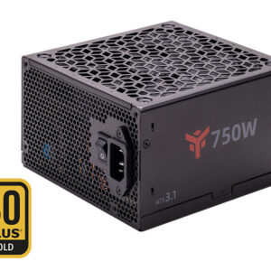 Alimentatore GBI750 - 750W- 80Plus Gold- ATX 3.1- Ventola FDB 14cm- Cond Giapponesi- Modulare