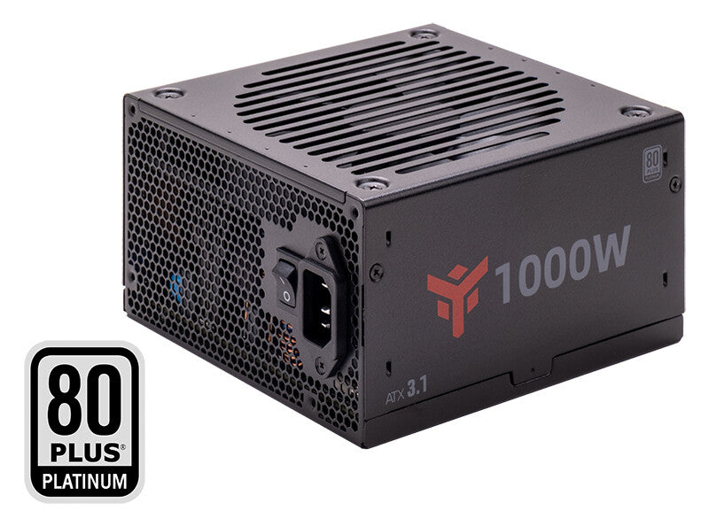 Alimentatore PBI1000 - 1000W- 80Plus Platinum- ATX 3.1- Ventola FDB 14cm- Cond Giapponesi- Modulare