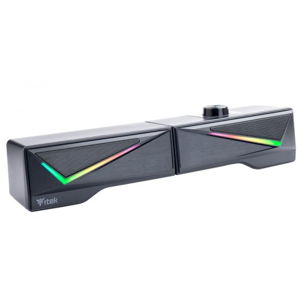 Gaming Soundbar S101 - RGB- BlueTooth- Jack 3.5mm- Touch- Modalità singola o 2.0