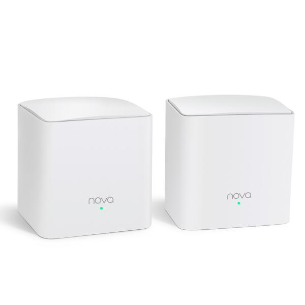 Tenda MESH WIFI nova MW5G 2pack - 5GHz 867Mbps- 2.4GHz 300Mbps- 2P LAN Giga- BF & MU-MIMO