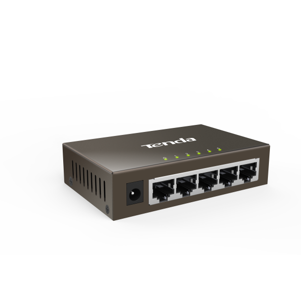 Tenda SWITCH BUSINESS TEG1005D - IEEE 802.3uxab- 5x Gigabit LAN- Capacità 10Gbps- Protezione fulmini 6KV su ogni porta