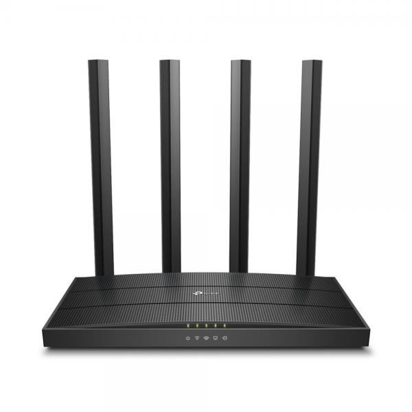 TP-LINK Router Wi-Fi AC1200- 867Mbps at 5GHz + 300Mbps at 2.4GHz-  5 Gigabit Ports- 4 ant- Beamf.- MU-MIMO- IPTV-  AP Mode- VPN