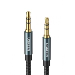 UGREEN Cavo Audio 3.5mm maschio a 3.5mm maschio- placcato in oro con case in metallo 2m (Blue)