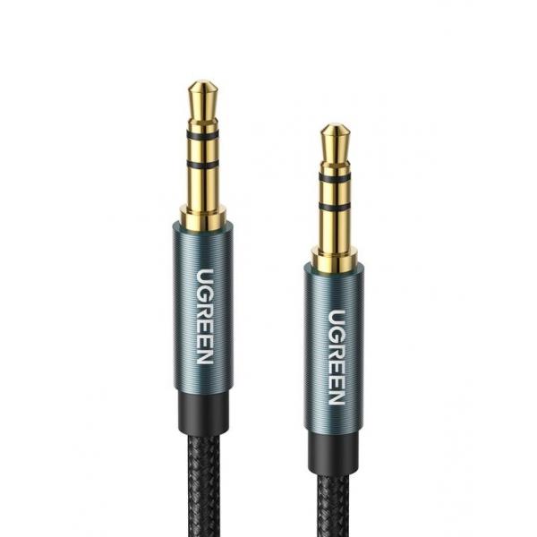 UGREEN Cavo Audio 3.5mm maschio a 3.5mm maschio- placcato in oro con case in metallo 2m (Blue)