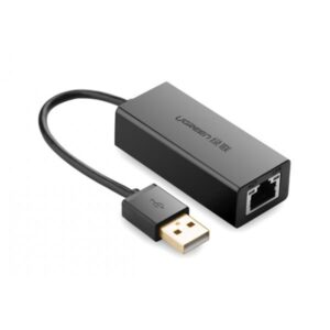 UGREEN Adattatore Ethernet USB 2.0- 10/100Mbps (Black)