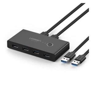 UGREEN Box Condivisione 2 PC in 4  periferiche USB 3.0