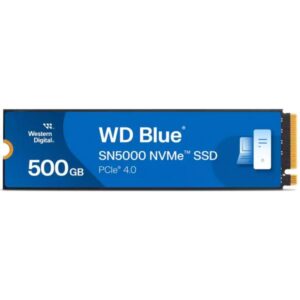 SSD WD BLUE SN5000 - 500GB M.2 PCIe Gen4x4 (R5000 - W4000)