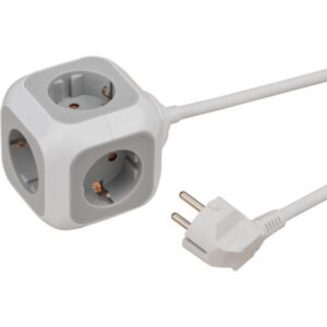 Brennenstuhl 1150090, 1,4 m, 4 prese AC, interno, IP20, bianco, 230 V