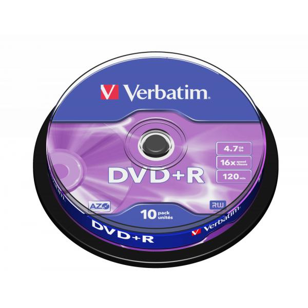 Verbatim DataLifePlus - 10 DVD+R - 4,7 GB 16x