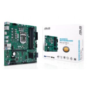 ASUS Pro Q570M-C/CSM - scheda madre - micro ATX - presa LGA1200 - chipset Q570 - USB-C Gen1, USB 3.2 Gen 1, USB 3.2 Gen 2 - Gigabit LAN - grafica integrata (CPU richiesta)