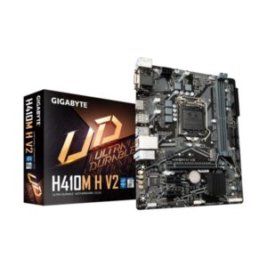 Gigabyte H410M H V2 - 1.0 - scheda madre - micro ATX - socket LGA1200 - chipset H410 - USB 3.2 Gen 1 - Gigabit LAN - grafica integrata (CPU richiesta)