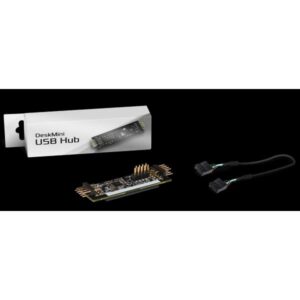 ASRock DeskMini Hub USB, pannello I/O, Nero, Asrock DeskMini 110, DeskMini 310, DeskMini A300, DeskMini H470, DeskMini X300, 1 pezzo(i)