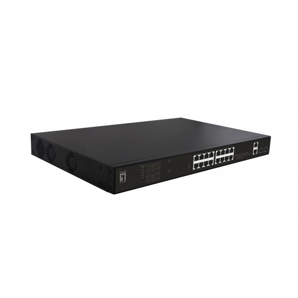 LevelOne GEP-2021 - Switch - 16 x 10/100/1000 (PoE)