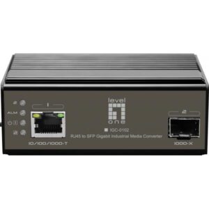 LevelOne IGC-0102 - Medienkonverter - 1GbE - 10Base-T, 100Base-TX, 1000Base-T, 1000Base-X - RJ-45 / SFP (mini-GBIC)