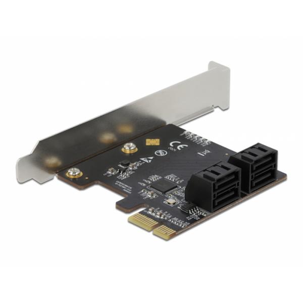 Controller di archiviazione Delock - SATA 6Gb/s - a basso profilo