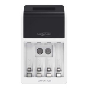 Ansmann Comfort Plus, nichel metallo idruro (NiMH), sovraccarico, surriscaldamento, 9 V, AA, AAA, 4 pezzo(i), batterie ricaricabili incluse