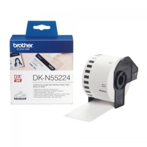 Brother DKN55224 - Carta - Nero su bianco - Rotolo (5,4 cm x 30,5 m)