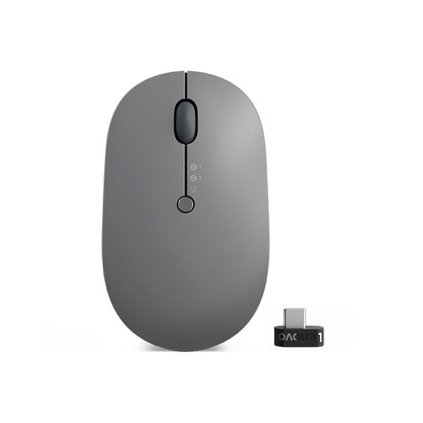 Lenovo Go Multidispositivo - Mouse - blu ottico