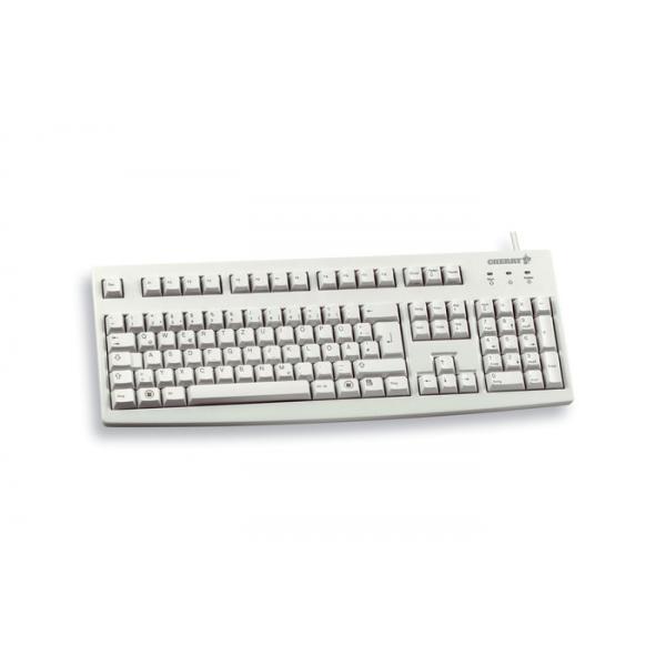 Cherry G83-6104 - Tastiera - USB - USA - Grigio chiaro