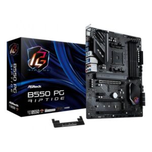 ASRock B550 PG Riptide - scheda madre - ATX - Socket AM4 - Chipset AMD B550 - USB-C Gen2, USB 3.2 Gen 1, USB 3.2 Gen 2 - 2,5 Gigabit LAN - grafica integrata (CPU richiesta)