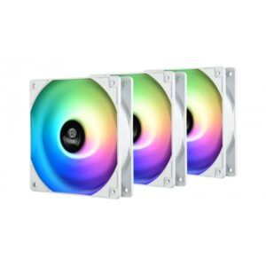 Enermax HF120 - Ventola per case - 120 mm - Bianco (confezione da 3)