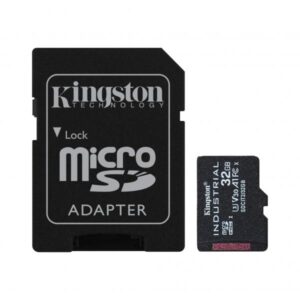 Kingston Industrial - Scheda di memoria flash (adattatore microSDHC/SD incluso)