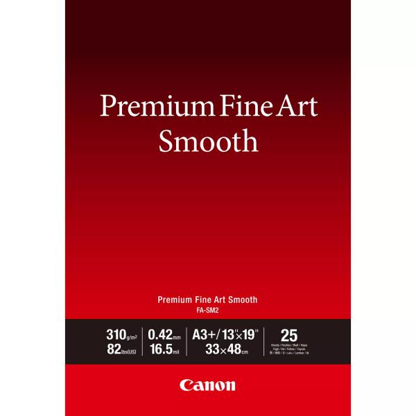 Canon Premium Fine Art Smooth FA-SM2 - Seidig - 16,5 mil - A3 Plus (330,2 x 482,6 mm)