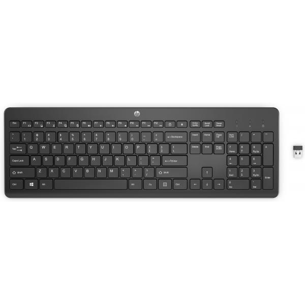 HP 230 - Tastatur - kabellos - 2.4 GHz - Deutsch