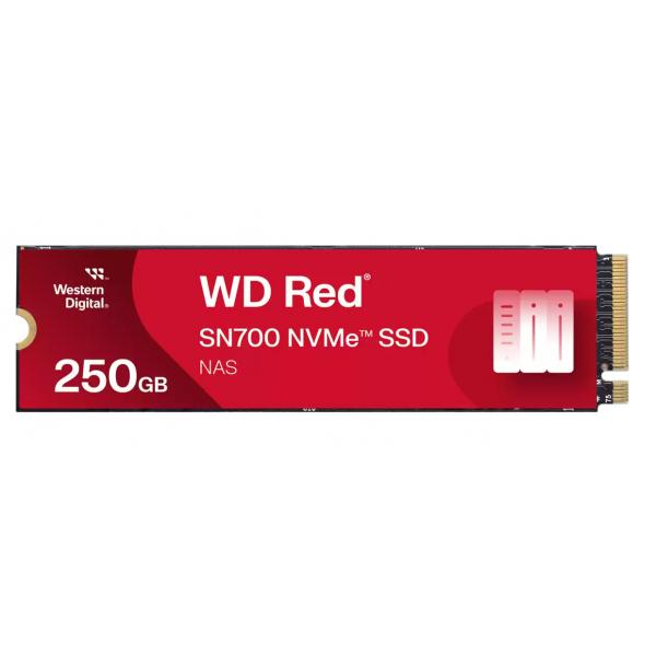 WD Red SN700 WDS250G1R0C - SSD - 250 GB - interno - M.2 2280 - PCIe 3.0 x4 (NVMe)