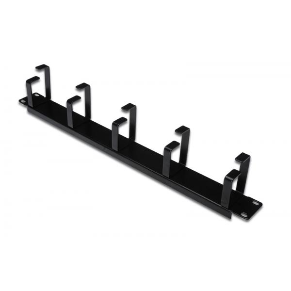 Pannello di gestione cavi DIGITUS con staffe di gestione cavi per armadi da 483 mm (19"), 1U