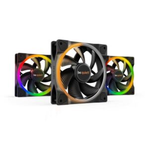 Silenzio! Light Wings - Ventola per case - PWM - 120 mm - Nero (confezione da 3)