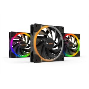 Silenzio! Light Wings - Ventola per case - 120 mm - Nero (confezione da 3)