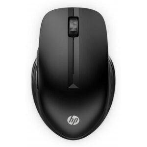HP 430 - mouse - per dispositivi multipli - ergonomico - per destrimani e mancini - 5 pulsanti - wireless - Bluetooth 5.0, 2,4 GHz - ricevitore wireless (USB)