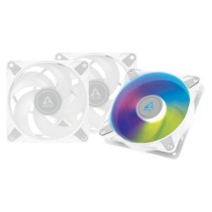 Arctic P12 PWM PST A-RGB 0dB - Ventola per case - 120 mm - Bianco (confezione da 3)