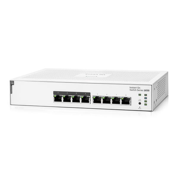 Switch HPE Networking Instant On 1830 8G 4p Classe 4 PoE da 65 W - Switch - Smart - 4 x 10/100/1000 + 4 x 10/100/1000 (PoE+) - gestito