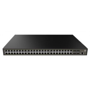 LevelOne GEL-5271 - Switch - L2+ - gestito - 48 x 10/100/1000 + 4 x Gigabit SFP