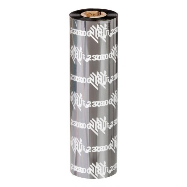 Confezione da 12 Zebra - Nero - 84 mm x 74 m - Nastro a trasferimento termico