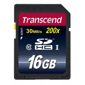 Scheda di memoria flash Transcend - 16 GB - Classe 10
