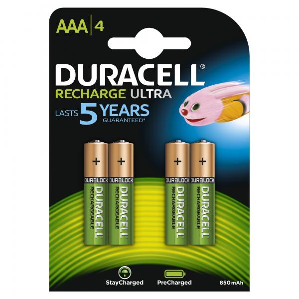 Duracell StayCharged - Batteria 4 x AAA - NiMH - (ricaricabile)