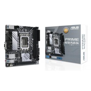 ASUS PRIME H610I-PLUS D4-CSM - scheda madre - Mini-ITX - socket LGA1700 - chipset H610 - USB 3.2 Gen 1 - Gigabit LAN - grafica integrata (CPU richiesta)