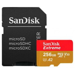 SanDisk Extreme PLUS - Scheda di memoria flash (adattatore da microSDXC a SD incluso)