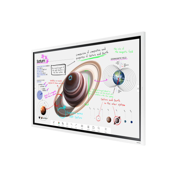Samsung Flip Pro WM55B - Display LCD serie WMB con diagonale da 138,68 cm (55") con retroilluminazione a LED - Education/Business - con touchscreen (Multi-Touch)