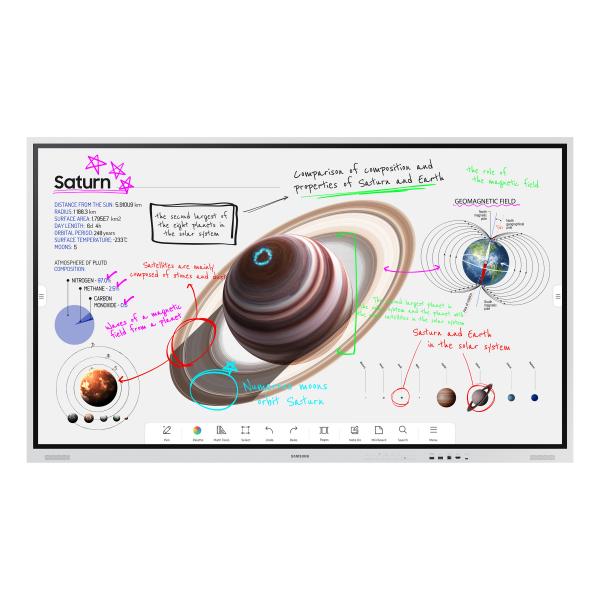 Samsung Flip Pro WM85B - display LCD serie WMB di classe WMB con diagonale da 216 cm (85") con retroilluminazione a LED - segnaletica digitale interattiva - con touchscreen (multi-touch)