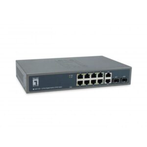 LevelOne GEP-1221 - Switch - non gestito - 8 x 10/100/1000 (PoE+)