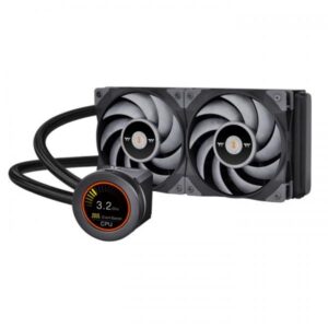 Thermaltake TOUGHLIQUID Ultra 240 - Sistema di raffreddamento a liquido del processore - Dimensioni del radiatore: 240 mm - (per: LGA1156, AM2, AM2+, LGA1366, AM3, LGA1155, AM3+, LGA2011, FM1, FM2, LGA1150, LGA2011-3, LGA1151, AM4, LGA2066, LGA1200, LGA1700)