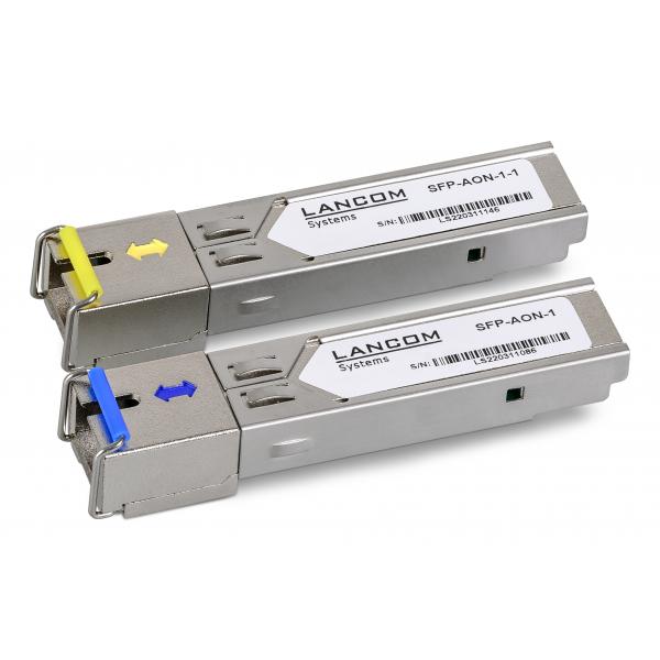 Lancom SFP-BiDi1550-SC1 - SFP (Mini-GBIC)-Transceiver-Modul - 1GbE - 1000Base-BX20 - SC/UPC Einzelmodus - bis zu 20 km - 1310 nm / 1550 nm (Packung mit 2)
