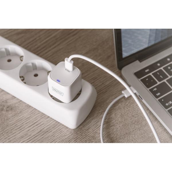 Mini adattatore di ricarica USB-C DIGITUS, 20 W
