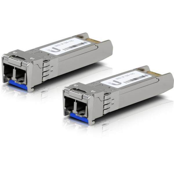 Ubiquiti UACC-OM-SM-10G-D - Modulo ricetrasmettitore SFP+ - 10GbE - Modalità singola LC - fino a 10 km - 1310 nm (confezione da 2)