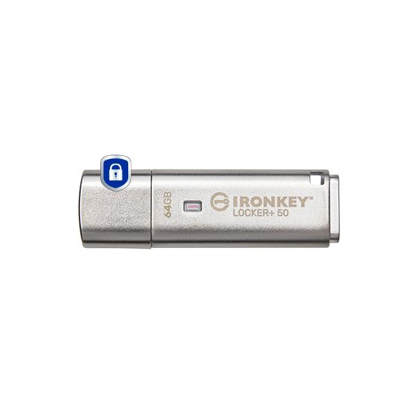 Kingston IronKey Locker+ 50 - Chiavetta USB