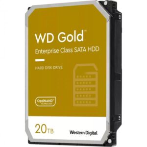 WD Gold WD202KRYZ - Disco rigido - Enterprise - 20 TB - Interno - 3,5" (8,9 cm)